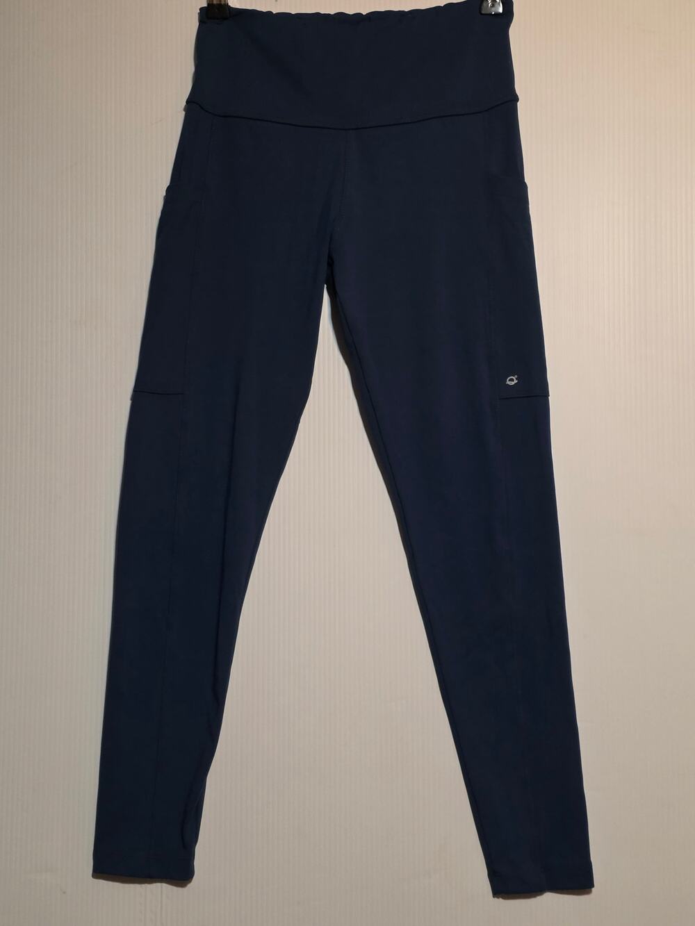 Liquido Active Blue High Waist Pocket Yoga Leggings Size M Athleisure active